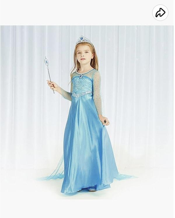 Elsa kostümü, neredeyse her kız çocuğunun hayali.