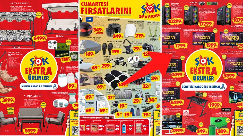 ŞOK'a Gamer Ekipmanları Geliyor! 24 Haziran 2023 ŞOK Aktüel Ürünler Kataloğu