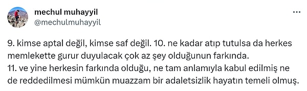 "Kimse aptal değil, kimse saf değil."