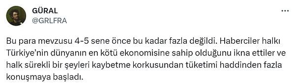 Maddi sorunların dayatıldığını düşünenler de olduğu gibi,