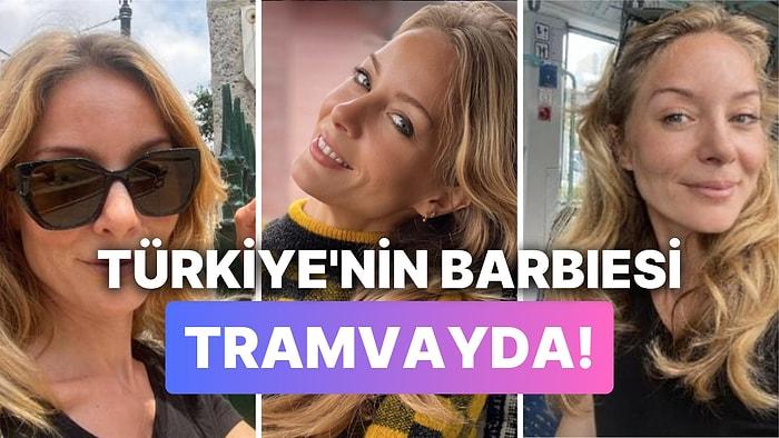 'Fakir Kadın Rollerine Tipim Müsait Değil' Diyen Bade İşçil, Tramvayla İstanbul Turu Yaptı