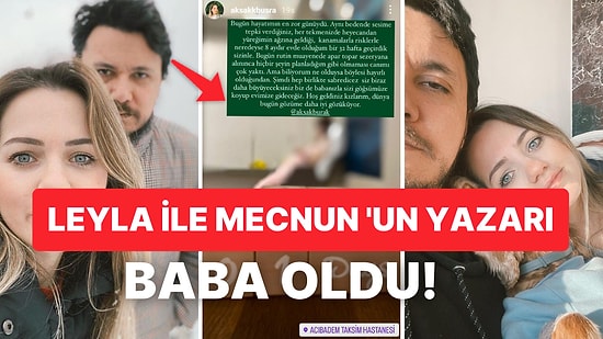 Leyla İle Mecnun'un Senaristi Burak Aksak ve Eşi Büşra Aksak, İkiz Bebeklerini Kucaklarına Aldı!