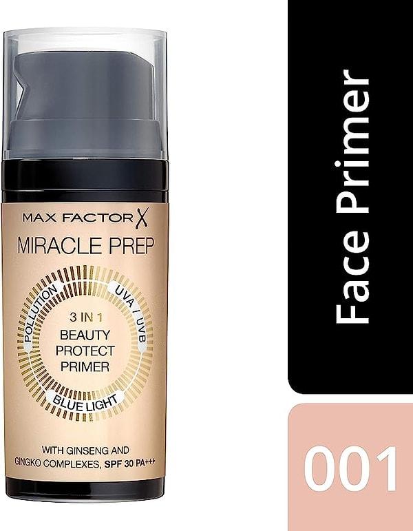 16. Max Factor Miracle Prep Beauty Protect Primer