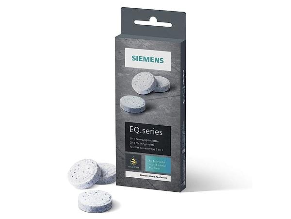 18. Siemens yağ kalıntıları için temizlik tabletleri.
