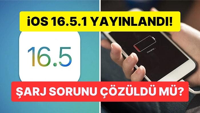 iOS 16.5 Güncellemesinden Sonra Su Gibi Şarj Yiyen iPhone'lara Yeni Güncelleme Geldi!