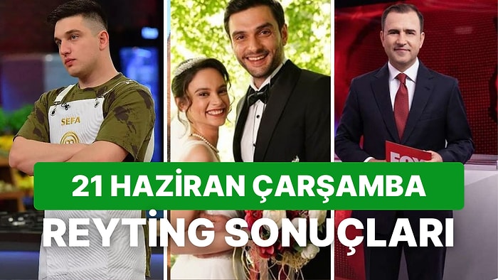 21 Haziran Çarşamba Reyting Sonuçları Açıklandı: MasterChef All Star Reytinglerde Birinci Oldu!