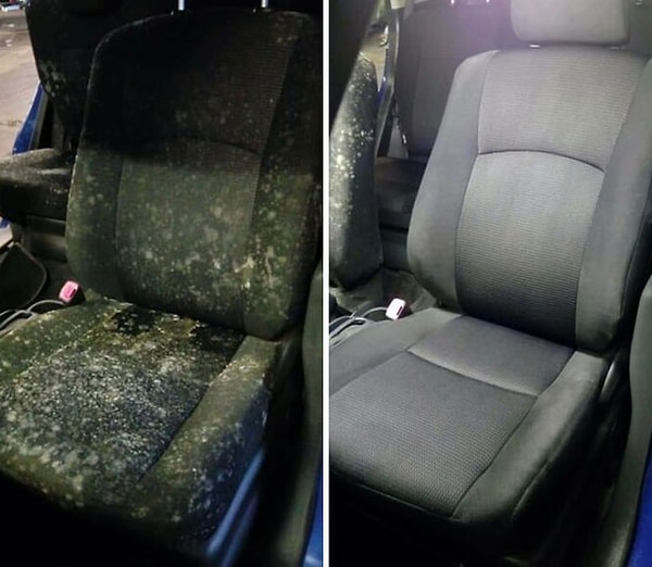 8. «До и после чистки паром»