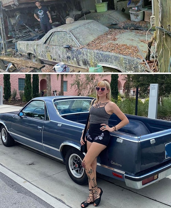 9. «Эту машину мне отдала тетя друга со словами: „Если сможешь ее отмыть и починить, она твоя“. Я смогла!»