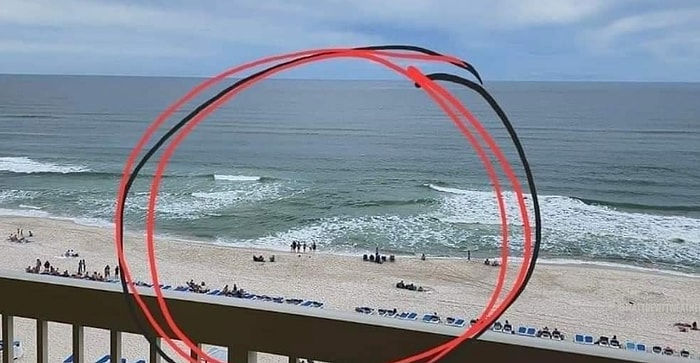 Если вы видите, что течение формируется таким образом, НЕ входите в море, и вот почему