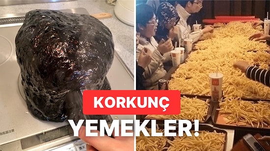 Görünce İştahınızı Kaçırıp Yemek Yemeye Tövbe Ettirecek Dünyanın En Enteresan ve Korkunç Yemek Fotoğrafları!