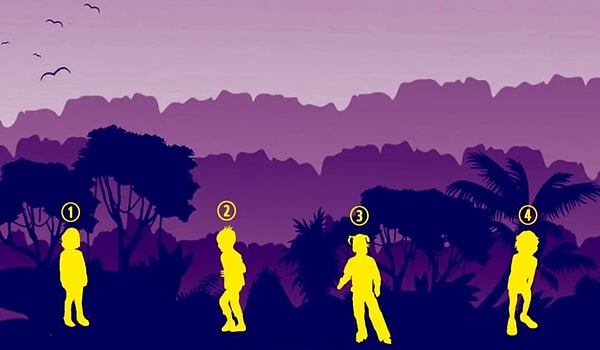 Посмотрите на иллюстрацию и выберите, кто здесь девочка: