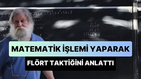 Matematikçi Ali Nesin'den 4 Basamaklı İki Sayıyı Tek Satırda Çarpma İşlemi ile 'Flört Taktiği'