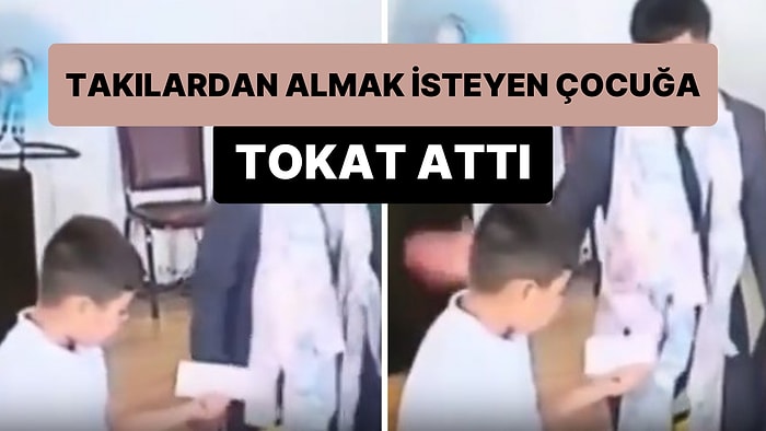 Takı Töreninde Üzerine Takılan Paralardan Almaya Çalışan Çocuğa Tokat Atan Damat