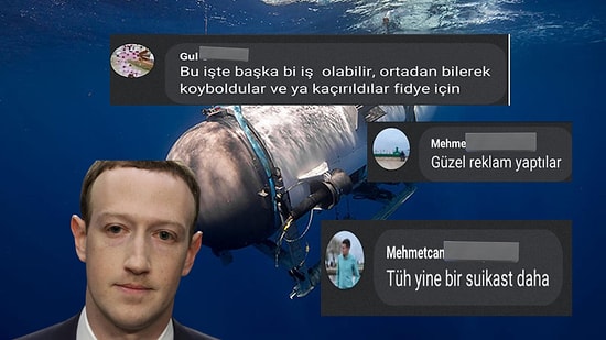 "Fidye İçin Kaçırılmış Olabilirler!" Denizaltı Titan'ın Ardından Gelen Beyin Yakan Facebook Yorumları