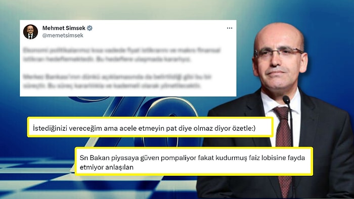 Mehmet Şimşek'in Açıklaması Faiz Lobisini Yeniden Gündeme Getirdi