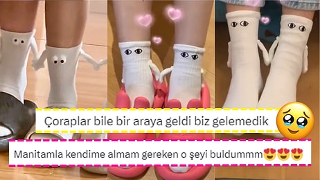 Flörtle Alışveriş Listesine Ekleme Garantili El Ele Tutuşan Çoraplar Sosyal Medyanın Gündeminde!