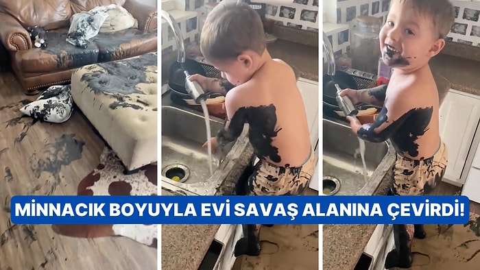 Oğlunu Beş Dakika Yalnız Bırakan Adam Neye Uğradığını Şaşırdı