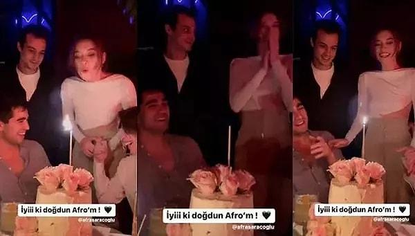 Ortaya atılan ihanet iddialarının temelinde yatan olay ise, Afra Saraçoğlu'nun kendi doğum gününde sevgilisinin yerine Mert Ramazan Demir'in elini tutması oldu.