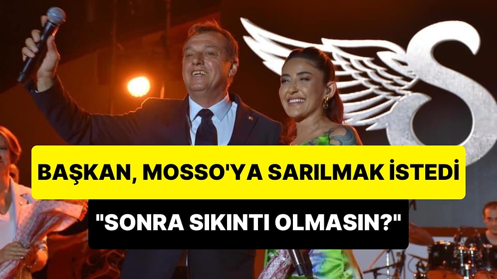 Melek Mosso'dan, Kendisine Sarılmak İsteyen Belediye Başkanına: 'Sonra Sıkıntı Olmasın'