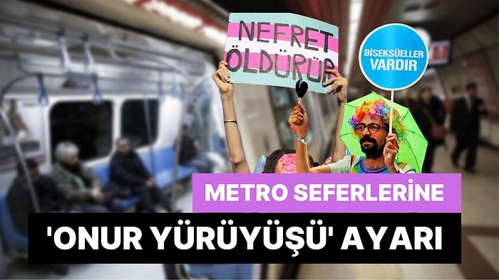 İstanbul’da Metro Seferlerine ‘Onur Yürüyüşü’ Ayarı