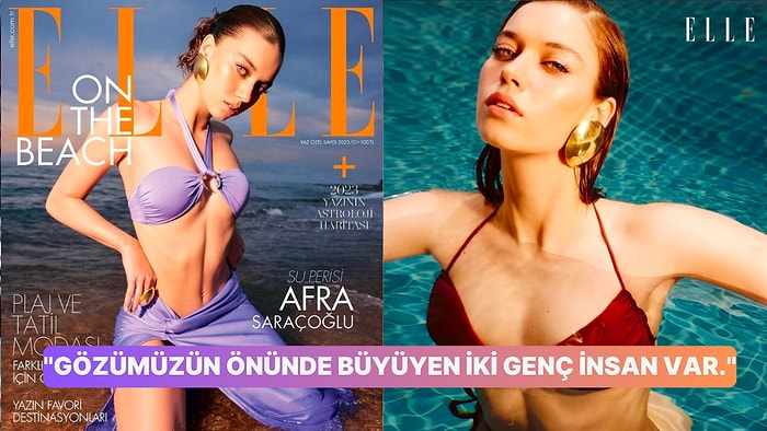 ELLE Dergisi'ne Kapak Yıldızı Olan Afra Saraçoğlu, Yalı Çapkını'nın Neden Başarılı Olduğunu Tek Tek Anlattı