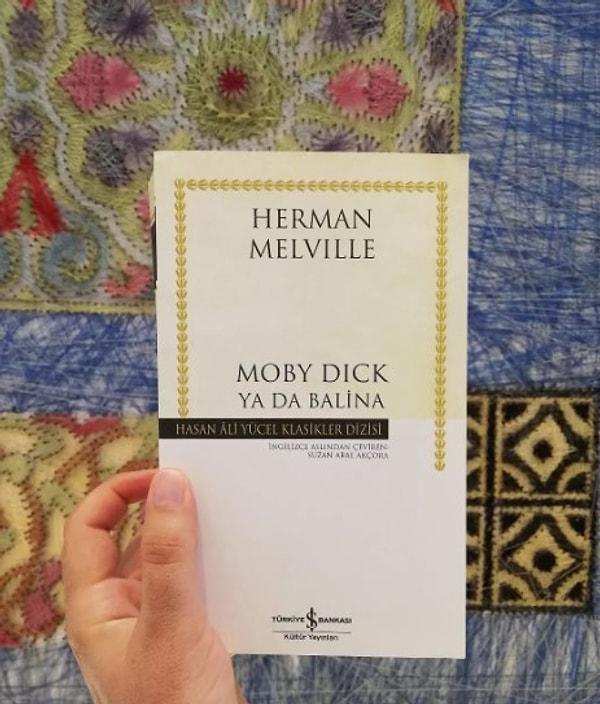 Bu romanlardan çok bilineni, macera ile felsefenin iç içe geçtiği "Moby Dick" romanıdır.