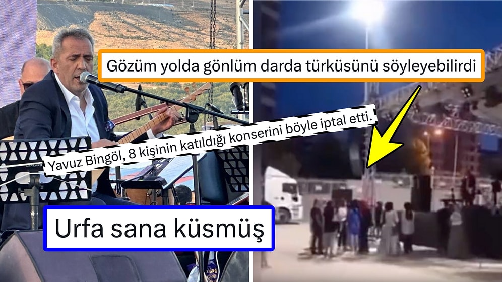 Yavuz Bingöl, Bir Avuç İnsanın Kendisini Dinlemeye Geldiği Konseri Ertelediği Anlarla Sosyal Medyanın Dilinde