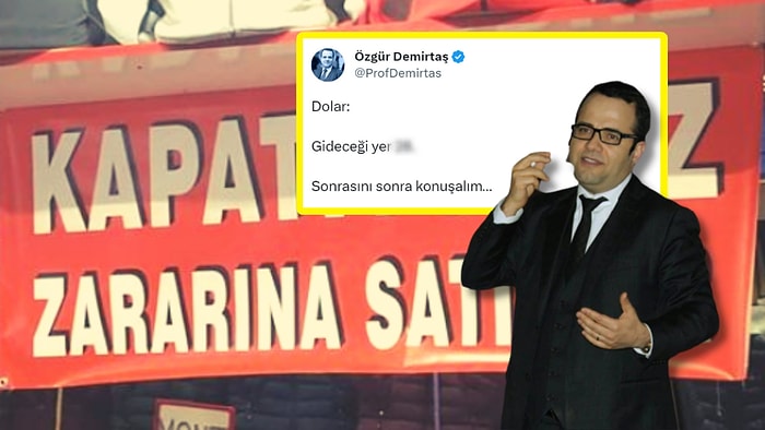 Özgür Demirtaş Önce 'Ülkeler Nasıl Batar?' Anlattı Sonra Dolarda Hedef Verdi