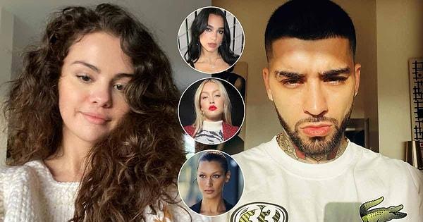 Gomez, yakın zamana kadar takip ettiği Bella Hadid, Zayn Malik, Dua Lipa ve Gigi Hadid'i Instagram hesabından takip etmeyi bıraktı.