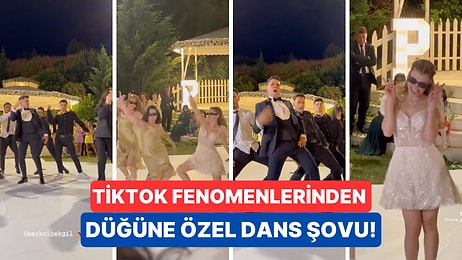 Gelin ve Damadın Arkadaşlarıyla Ayrı Ayrı Yaptığı İnanılmaz Dans Şovu Büyük Olay Oldu!