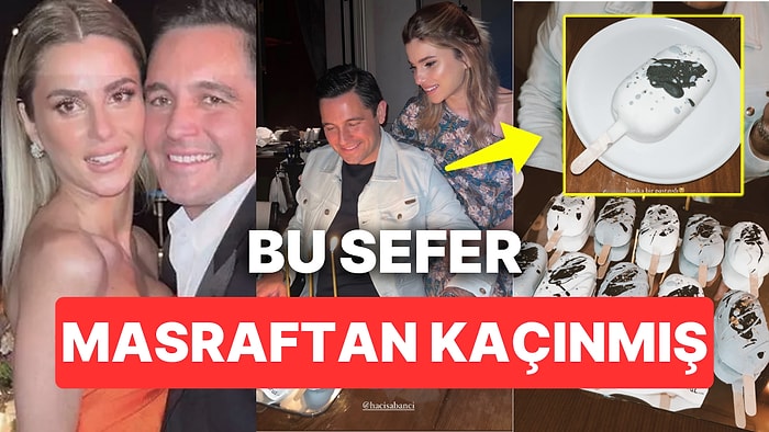 Nazlı Sabancı'nın Eşi Hacı Sabancıya Yaptırdığı Doğum Günü Pastası "Biz Yapsak Fakir Derler" Dedirtti