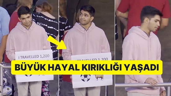 Lionel Messi'yi Görmek İçin 2000 Km Yol Geldi Ama Bilmediği Bir Şey Vardı