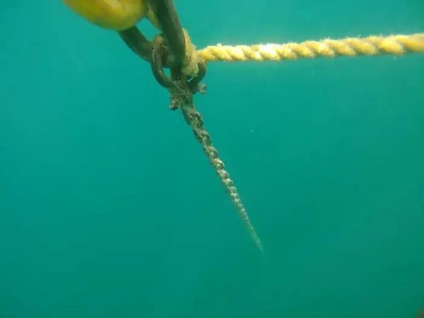 5. Вроде бы совсем не страшно: просто цепь, которая уходит в бесконечную глубину. Но в душе нарастает тревога