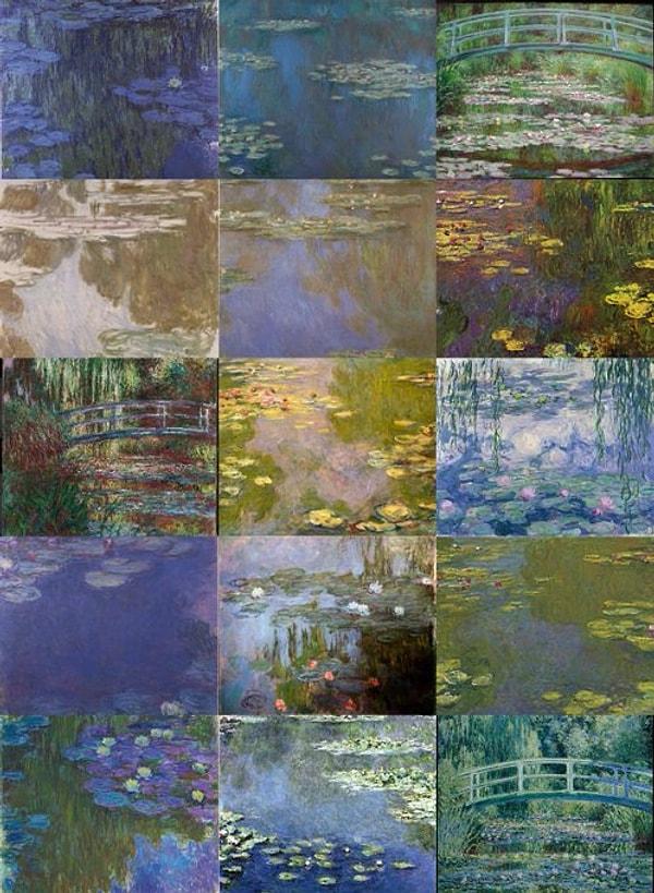 Mavi nilüferleri "İzlenimcilik" akımı ya da 19. yüzyılın sonlarındaki Fransa yaratmadı. Onları çizen Claude Monet'di.