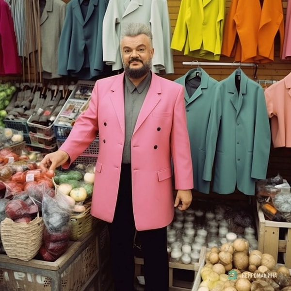 Филипп Киркоров — продавц на рынке