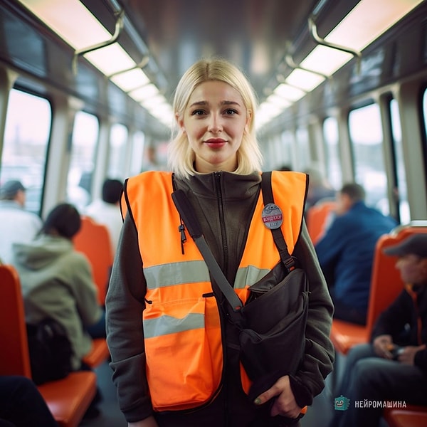 Настя Ивлеева — кондуктор