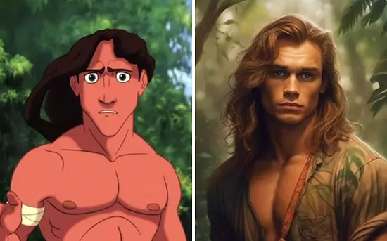 ИИ превратил 15 персонажей Диснея в реальных людей, и получилось очень здорово