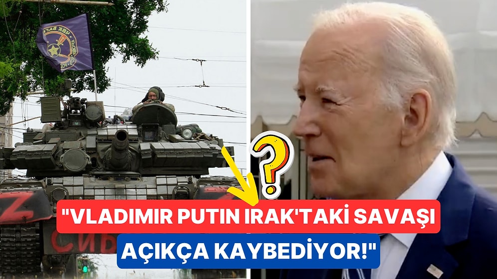 ABD Başkanı Biden Büyük Pot Kırdı: Yaptığı Açıklamada Irak ve Ukrayna'yı Karıştırması Gündem Oldu