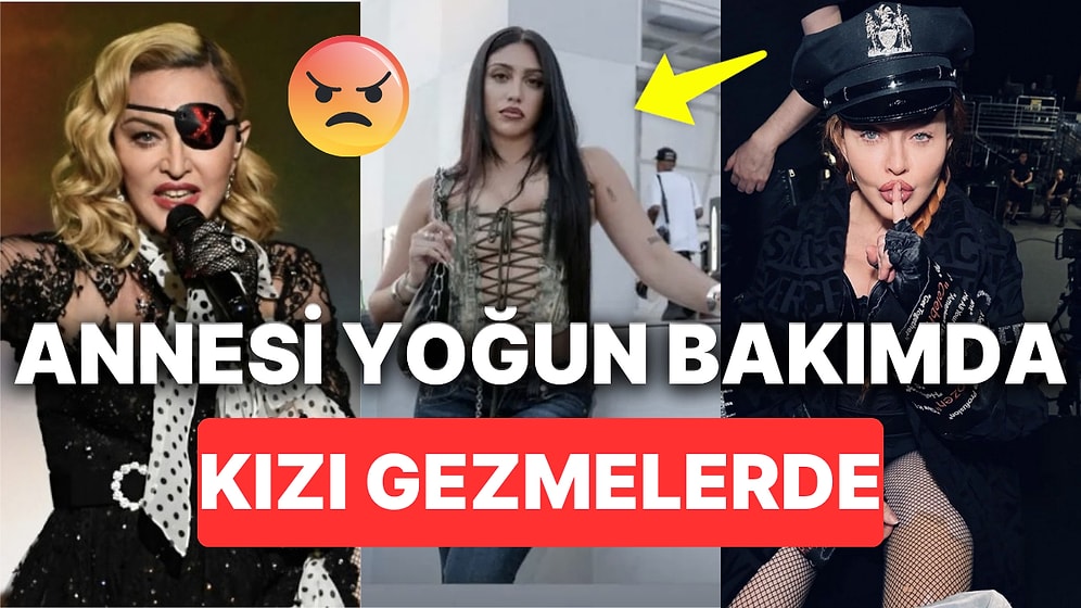 Yoğun Bakımdaki Madonna'nın Kızının Dekolteli Pozu Görenlerin Sinirlerini Bozdu
