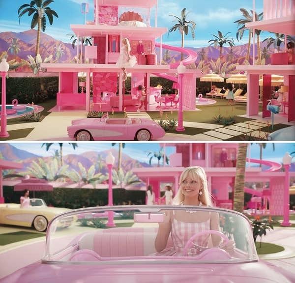 Ayrıca Barbie her sabah yatak odasından süzülerek arabasına biniyor.