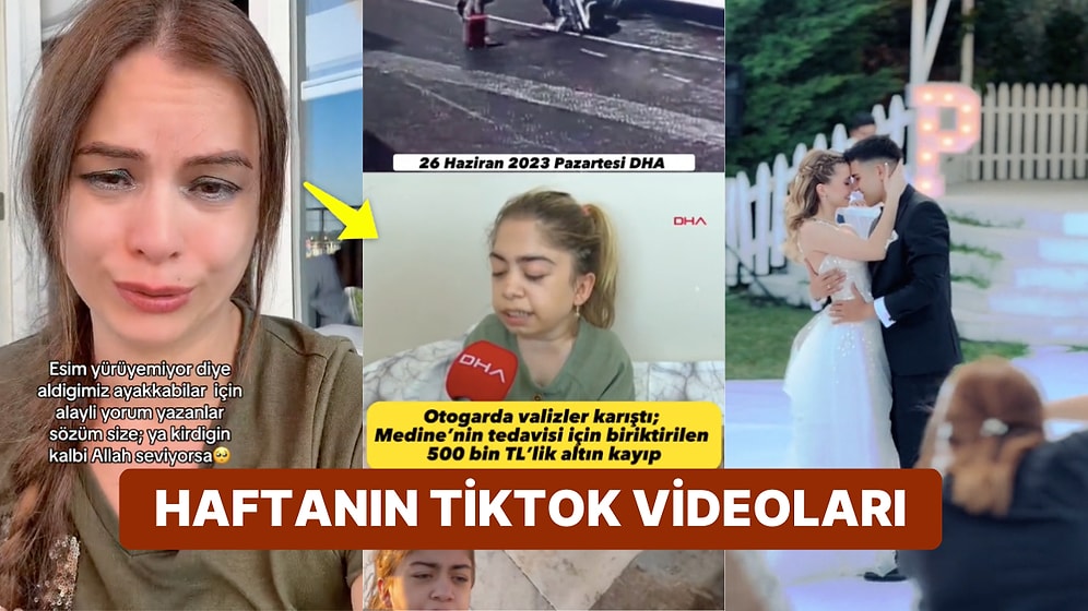 Tedavi Parası Kaybolan Medine'den, TikTok Fenomenleri Pelin ve Berk'in Düğün Dansına: Haftalık TikTok Gündemi