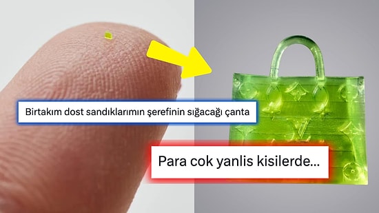 Mikroskopla Birlikte Satıldı! Tuz Tanesinden Bile Küçük Olan Çanta Fiyatıyla Sosyal Medyanın Dilinde