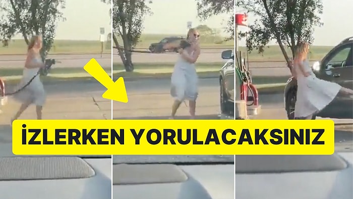 Yakıt Doldurmak İçin Gerekli Mesafeyi Bir Türlü Ayarlayamayan Sürücü