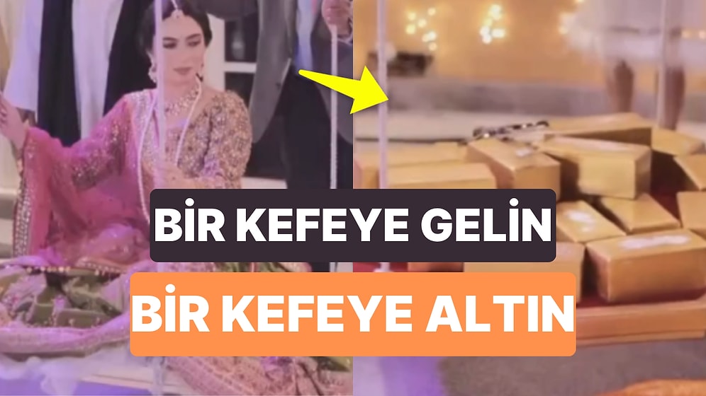 Pakistanlı Ailenin Dubai'deki Lüks Düğünlerinde Gelini Altınla Tartmaları Olay Oldu