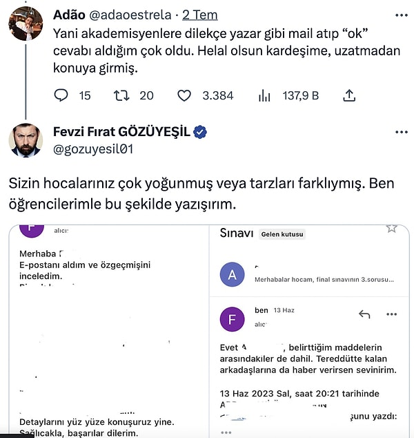 Bu konuda öğrenciler de hocalarından şikayetçi.