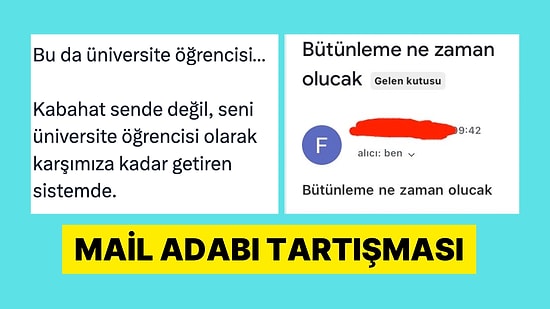 Bir Üniversite Öğrencisinin Hocasına Attığı Mail Twitter'da Tartışma Yarattı