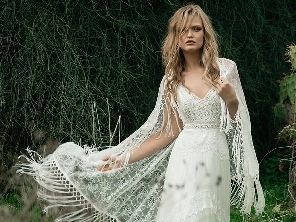 Вам подойдет свадебное платье в стиле бохо!