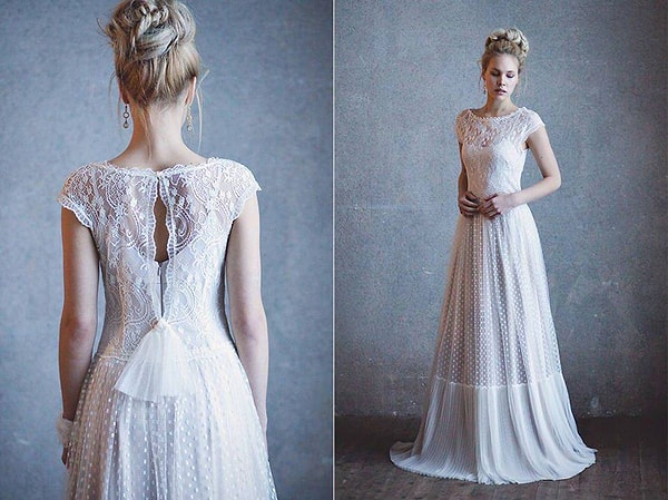 Вам подойдет свадебное платье в стиле ретро!