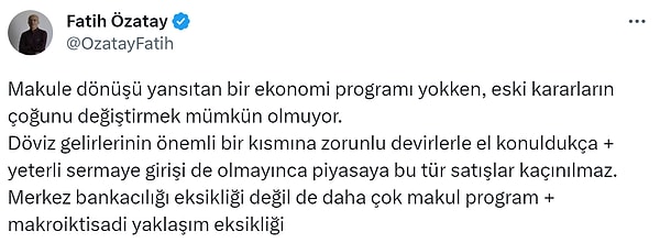 Yeniden arka kapı satışları, uzmanların gündemindeydi.