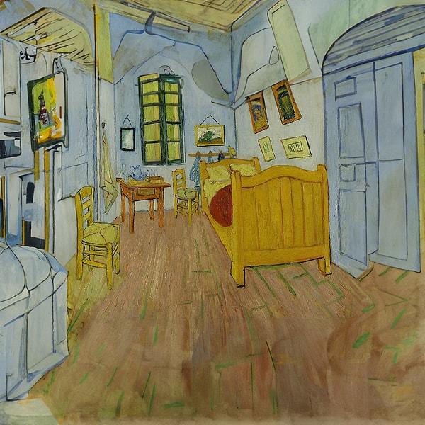 12. Arles'daki Yatak Odası, Van Gogh (1888)